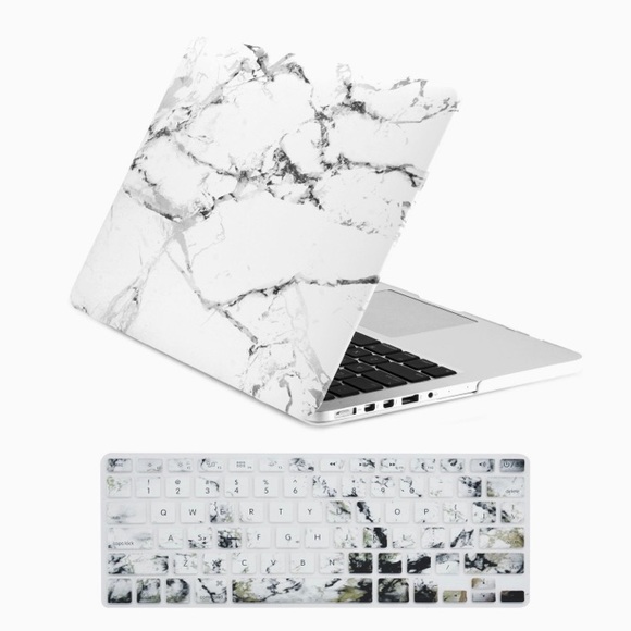 New Unik Case Retina 13 Inch Marble Hard Case - Picture 1 of 6